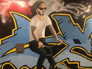 Murals by world renowned artist, sabrina cabada